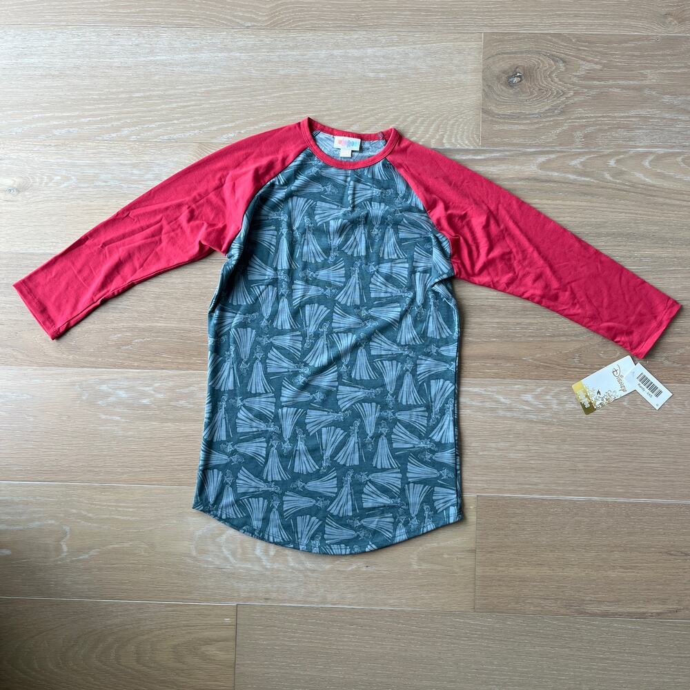 LuLaRoe Sleeping Beauty Aurora Disney Randy Top XXS NWT